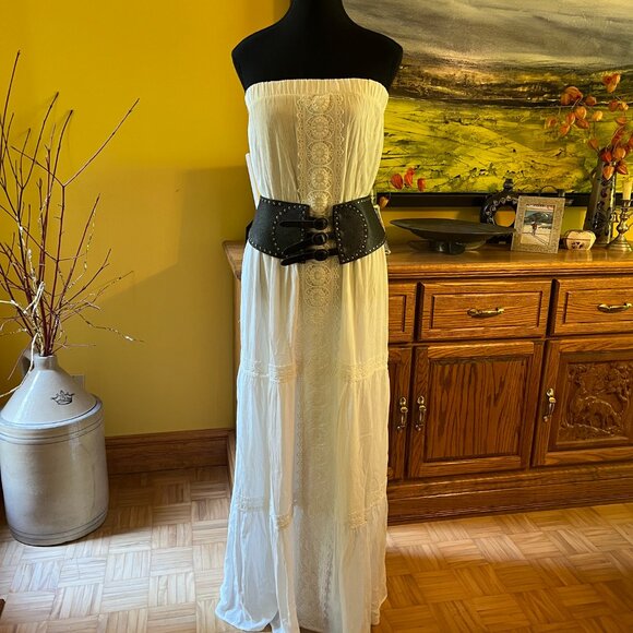 Lily Morgan Maxi Strapless Dress - Picture 2 of 9